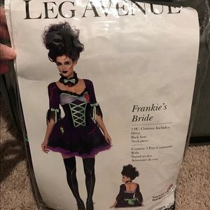 **sold**Frankie's Bride Costume with Stitch Tights